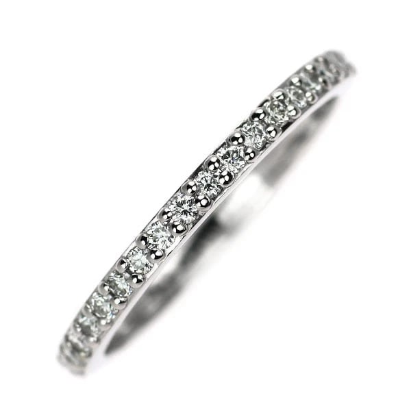 PT950 DIAMOND RING FULL ETERNITY: Pt950 diamond ring full eternity Brand: None Type: ring Material: Metal Pt950 Main Stone/Creation Natural Color: Platinum Size: 4.5 US Accessories: None Accessories Notice: When purchasing