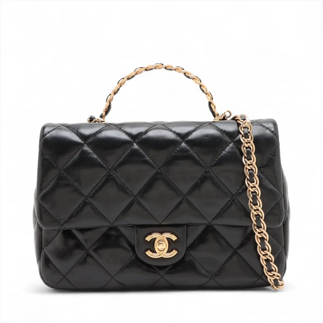 CHANEL MATELASSE LAMBSKIN 2 WAY SHOULDER BAG (1 of 7)