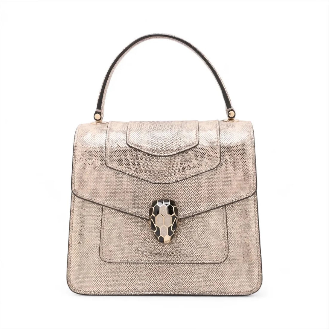 BVLGARI SERPENTI LEATHER HAND BAG (1 of 6)