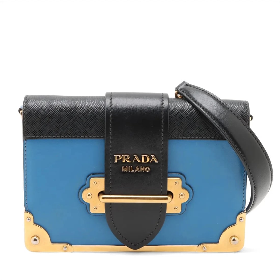 PRADA CAHIER LEATHER CHAIN SHOULDER BAG (1 of 6)