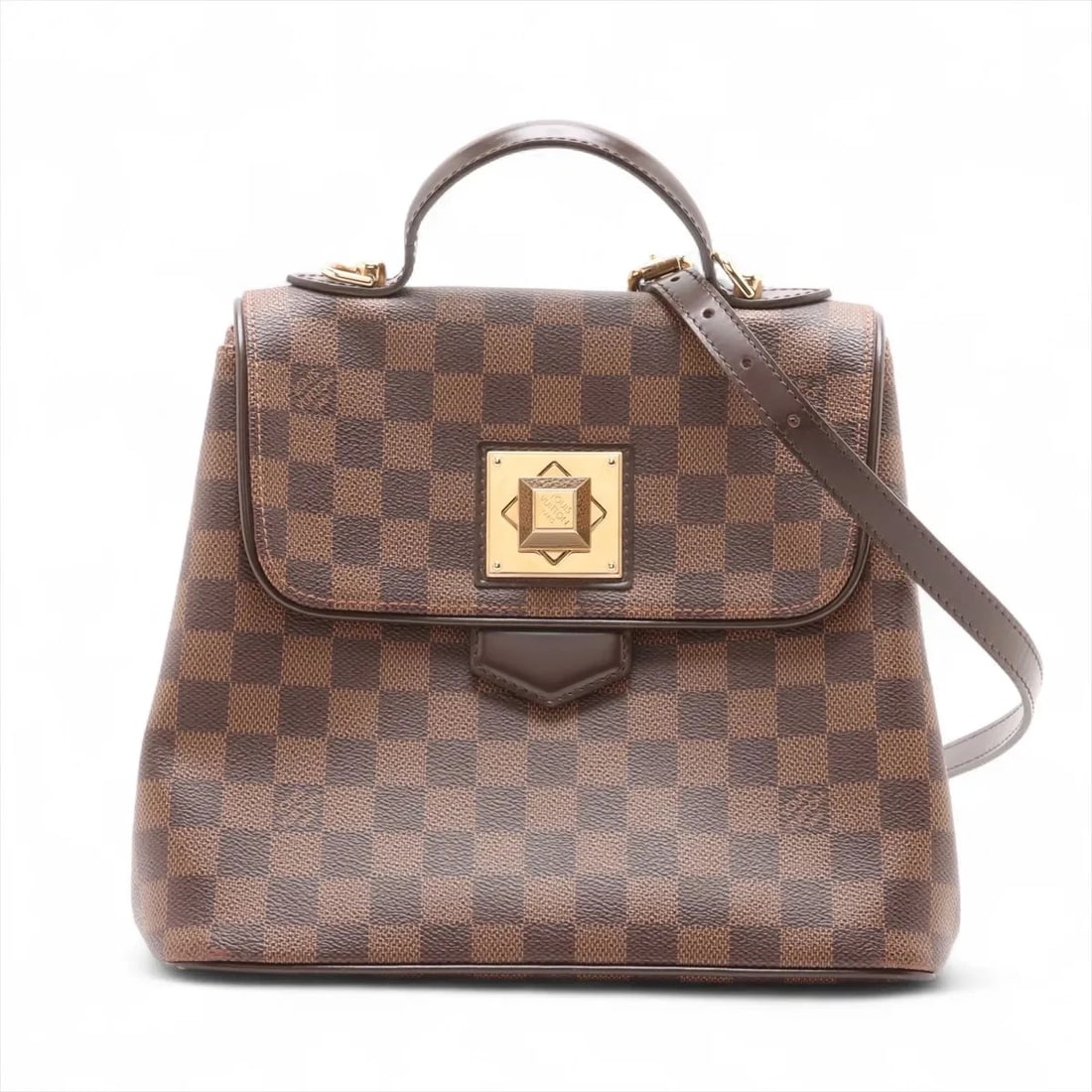 LOUIS VUITTON DAMIER BERGAMO PM: Louis Vuitton Damier Bergamo PM Brand: Louis Vuitton Type: Hand bag Material: None Color: Brown Size: Height:8.3inch Length:9.8inch Depth:6.5inch Handle height:2.0inch Shoulder height:20.5inch Ac