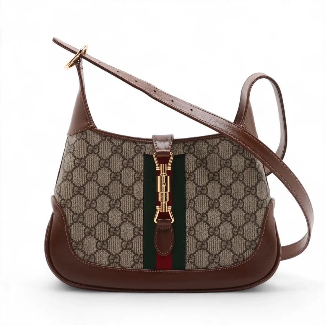 GUCCI JACKIE GG SUPREME PVCX LEATHER SHOULDER BAG (1 of 5)