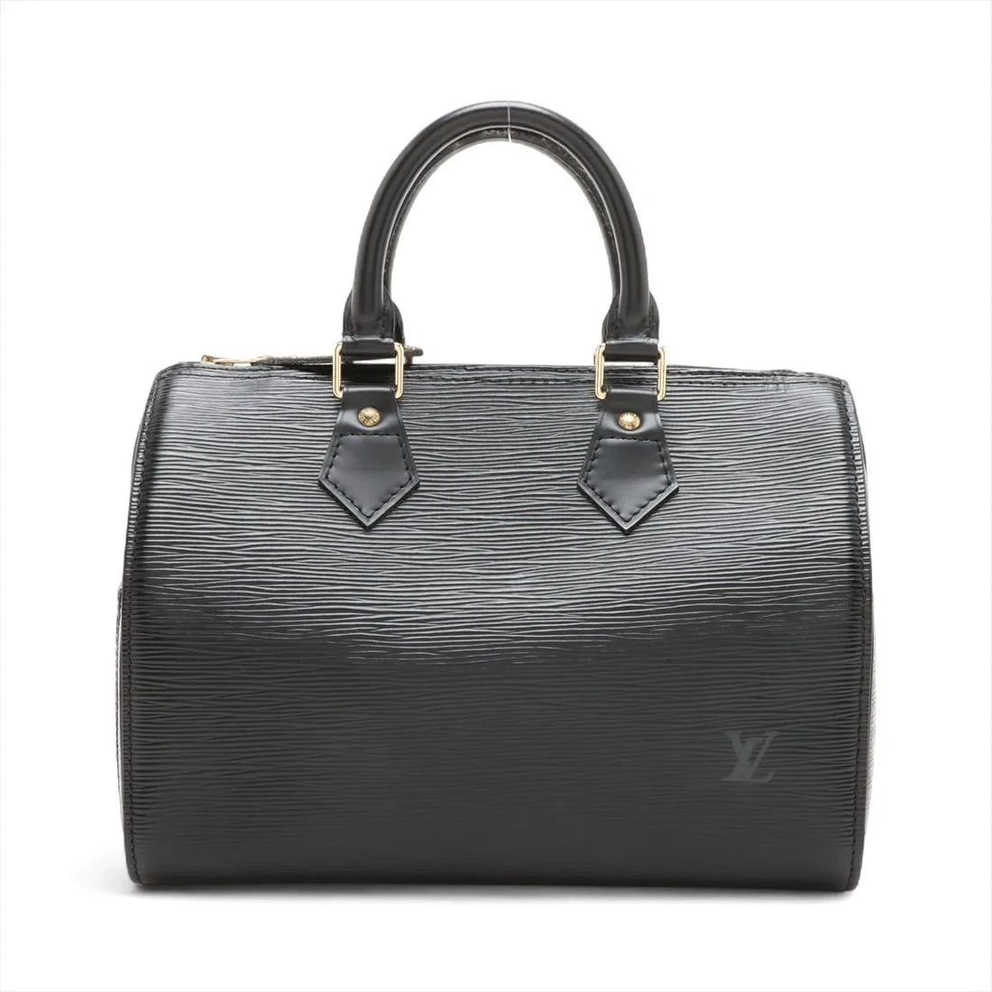 LOUIS VUITTON EPI SPEEDY 25 BLACK: Louis Vuitton Epi Speedy 25 Black Brand: Louis Vuitton Type: Hand bag Material: None Color: Black Size: Height:7.7inch Length:10.4inch Depth:5.9inch Handle height:3.7inch Accessories: None