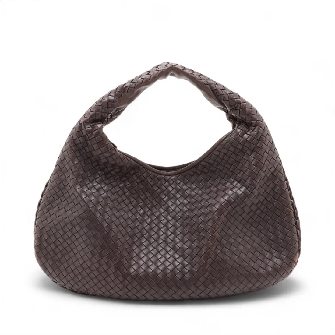 BOTTEGA VENETA INTRECCIATO HOBO LEATHER SHOULDER BAG (1 of 7)