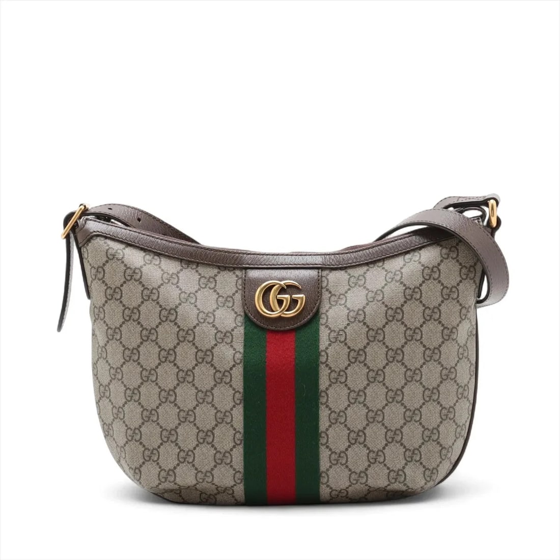 GUCCI GG SUPREME OPHIDIA PVCX LEATHER SHOULDER BAG (1 of 9)