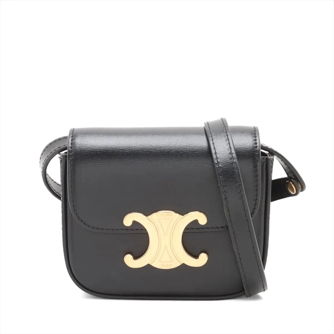 CELINE MINI TRIOMPHE LEATHER SHOULDER BAG (1 of 5)
