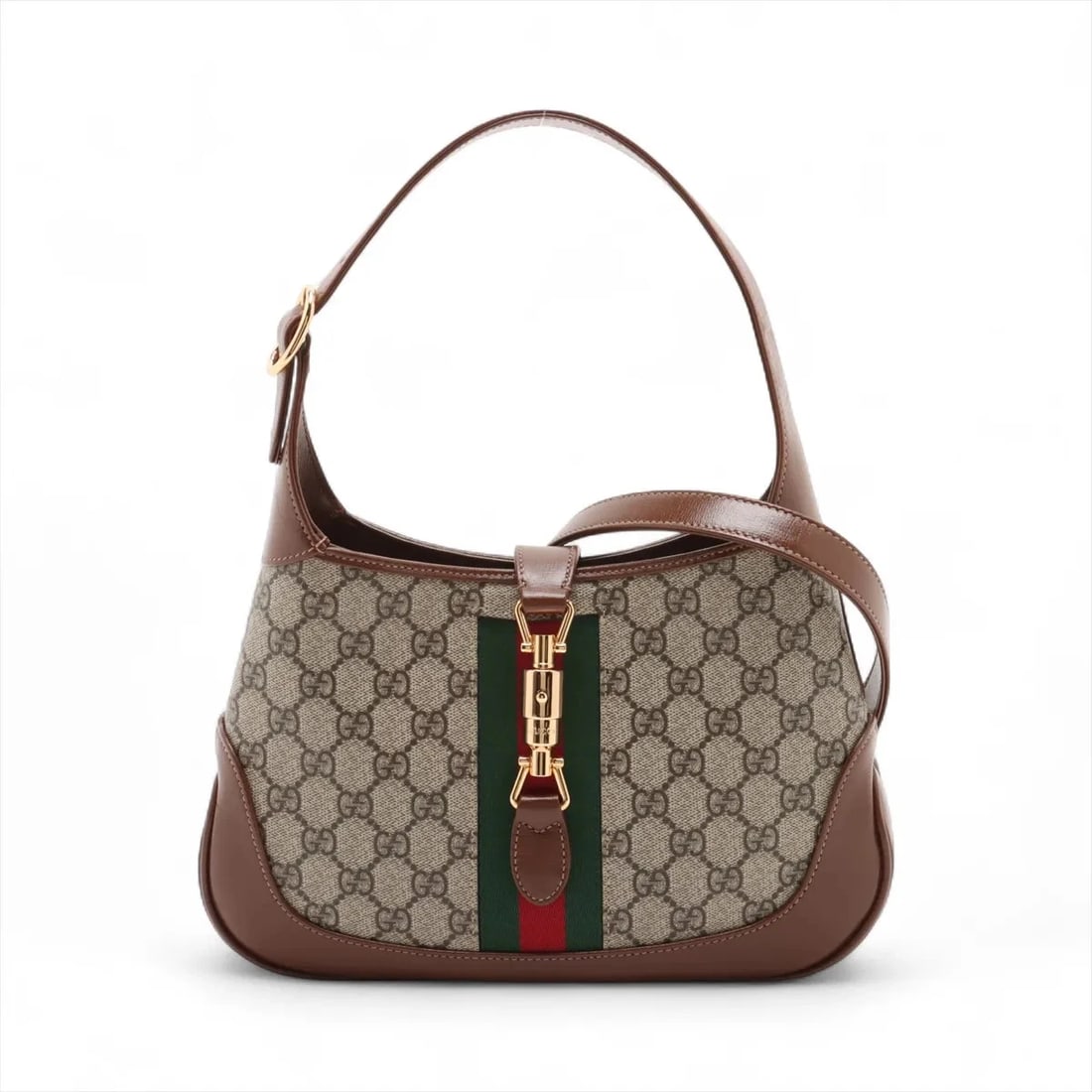 GUCCI JACKIE GG SUPREME PVCX LEATHER SHOULDER BAG (1 of 7)