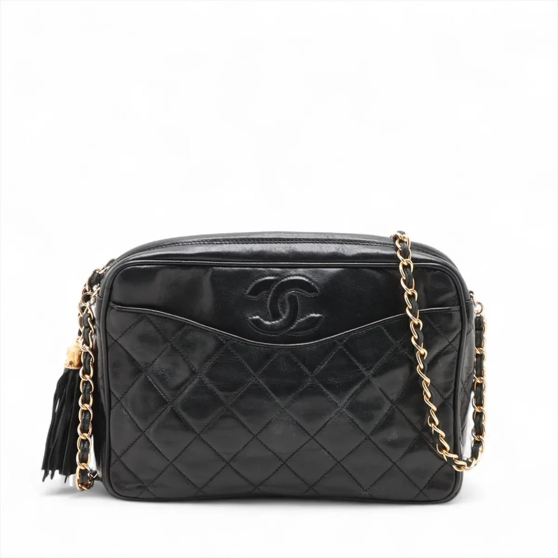 CHANEL MATELASSE LAMBSKIN CHAIN SHOULDER BAG (1 of 8)