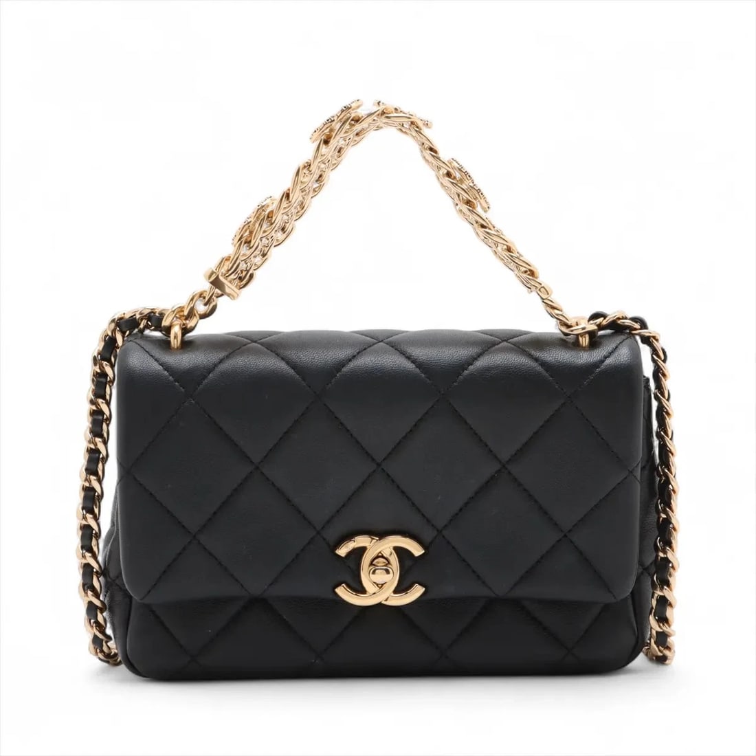 CHANEL MATELASSE LAMBSKIN 2 WAY SHOULDER BAG (1 of 7)