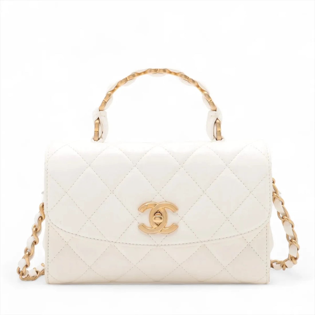 CHANEL MATELASSE LEATHER 2 WAY SHOULDER BAG (1 of 7)