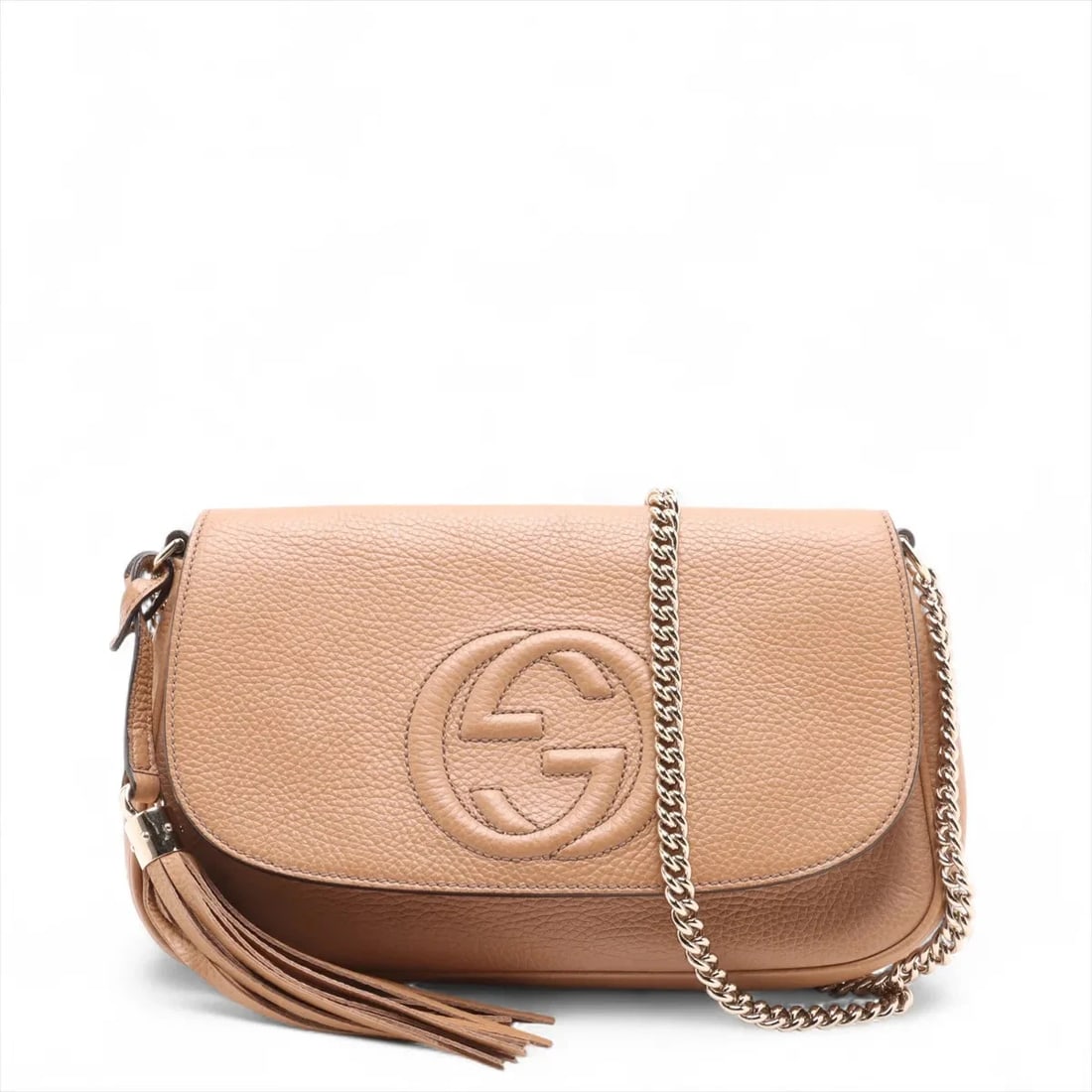 GUCCI SOHO LEATHER CHAIN SHOULDER BAG (1 of 5)
