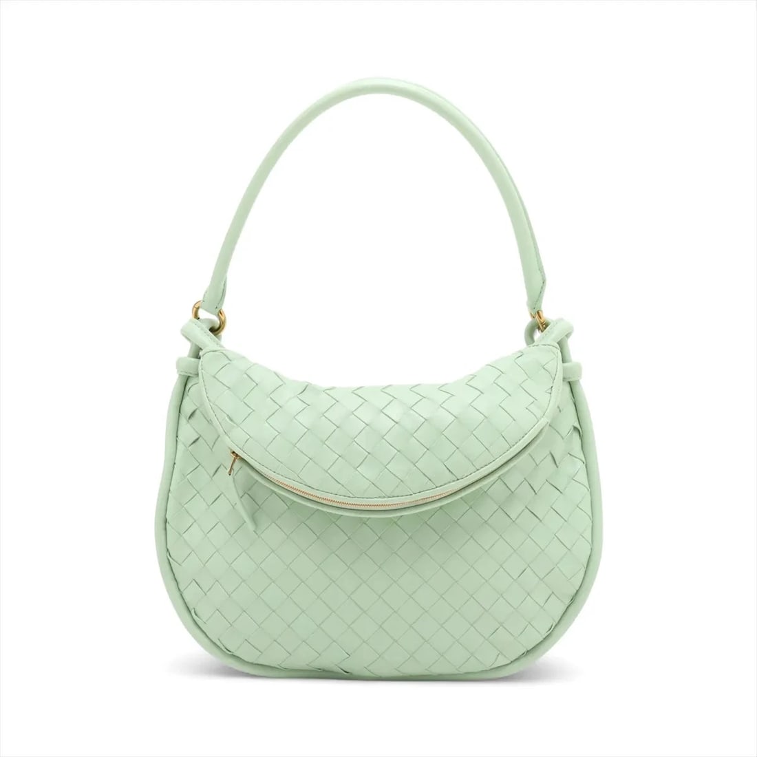 BOTTEGA VENETA INTRECCIATO GEMELLI LEATHER SHOULDER BAG (1 of 7)