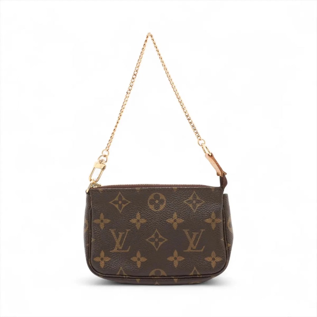 LOUIS VUITTON MONOGRAM MINI POCHETTE ACCESSOIRE BROWN (1 of 5)