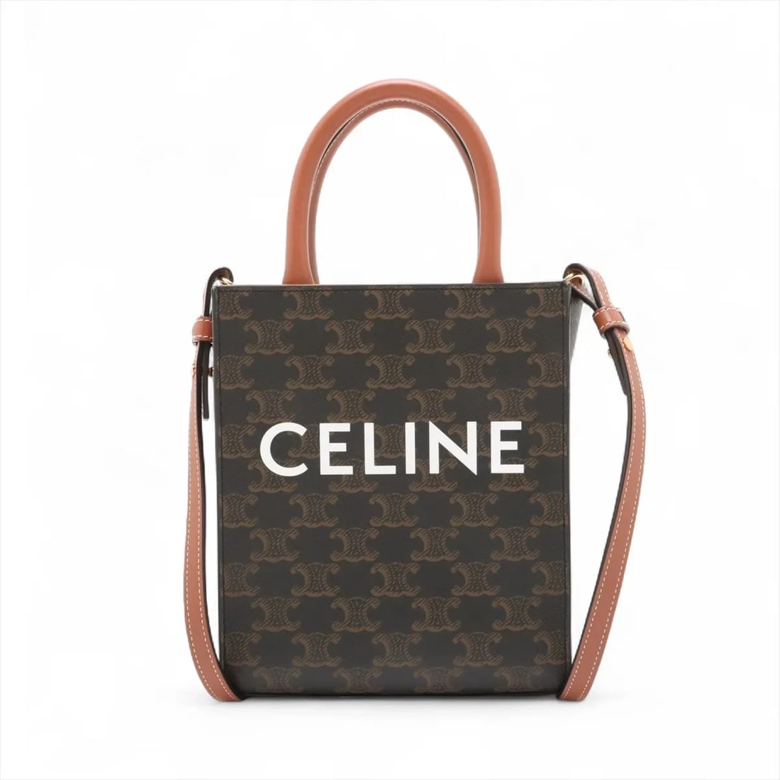 CELINE TRIOMPHE MINI VERTICAL HIPPOPOTAMUS HANDBAG (1 of 7)