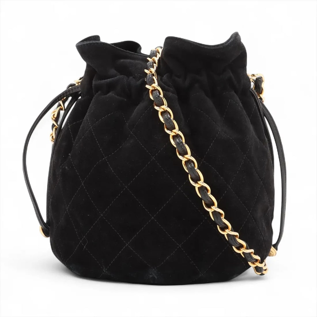 CHANEL MATELASSE SUEDE CHAIN SHOULDER BAG (1 of 8)