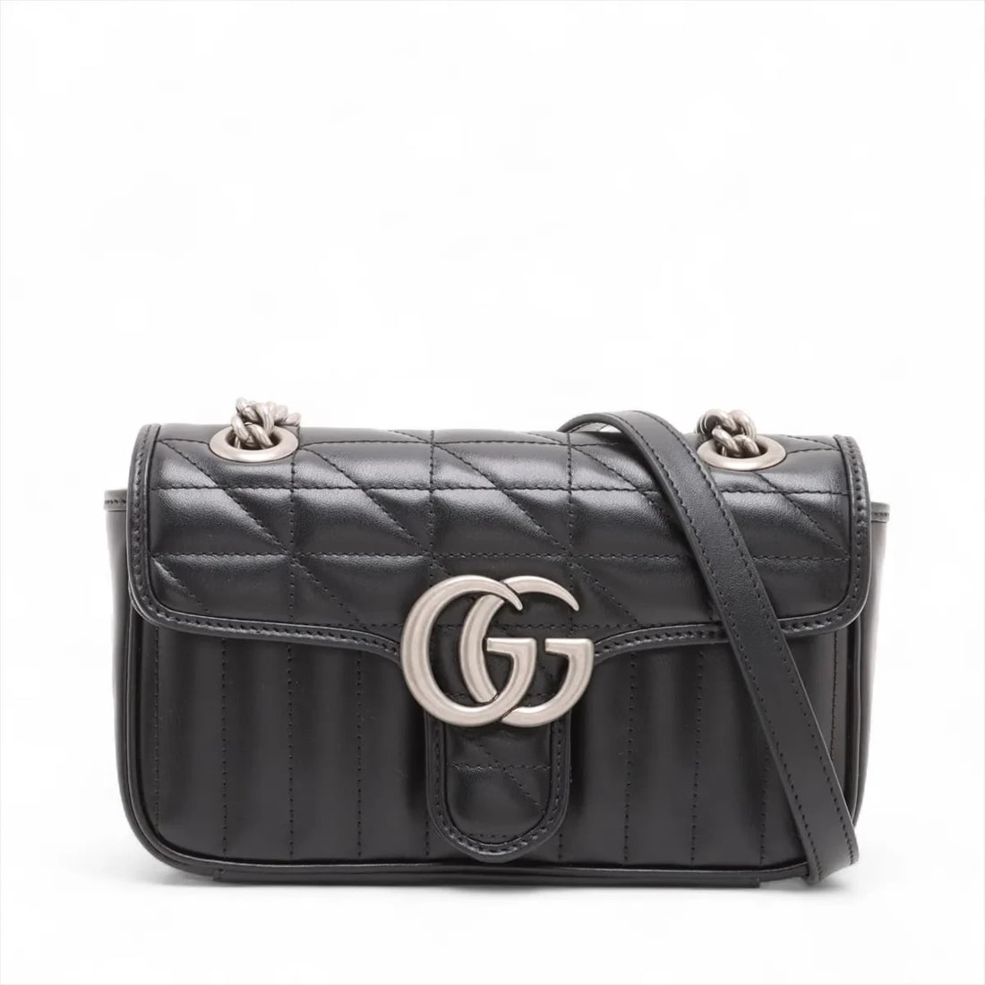 GUCCI GG MARMONT LEATHER SHOULDER BAG (1 of 6)