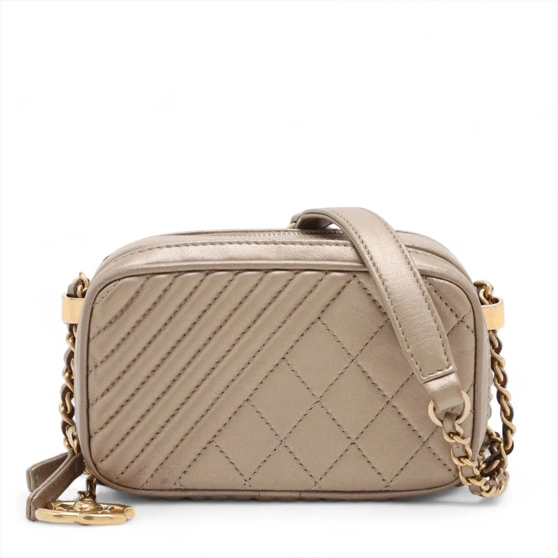 CHANEL MATELASSE LAMBSKIN CHAIN SHOULDER BAG (1 of 5)