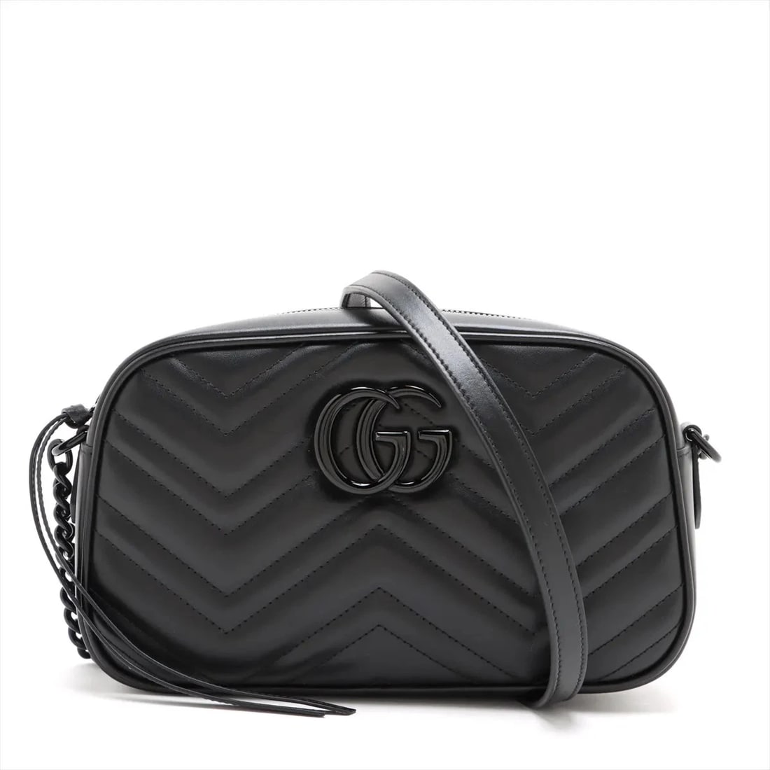 GUCCI GG MARMONT LEATHER CHAIN SHOULDER BAG (1 of 9)