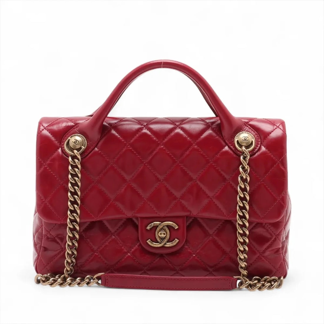 CHANEL MATELASSE VINTAGE CALF 2 WAY SHOULDER BAG (1 of 7)