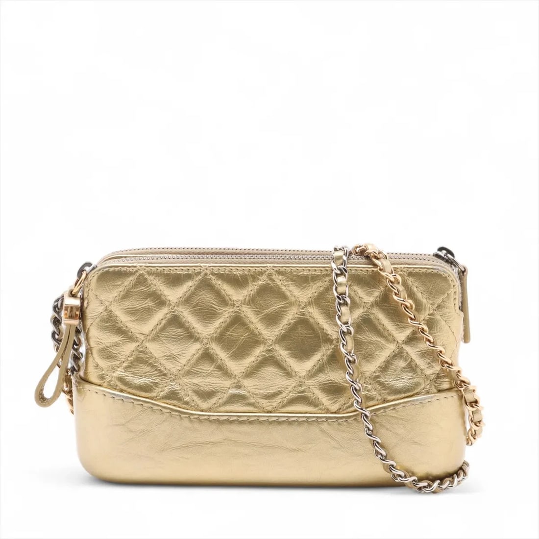 CHANEL GABRIELLE DOO CHANEL VINTAGE CALF CHAIN SHOULDER BAG (1 of 7)