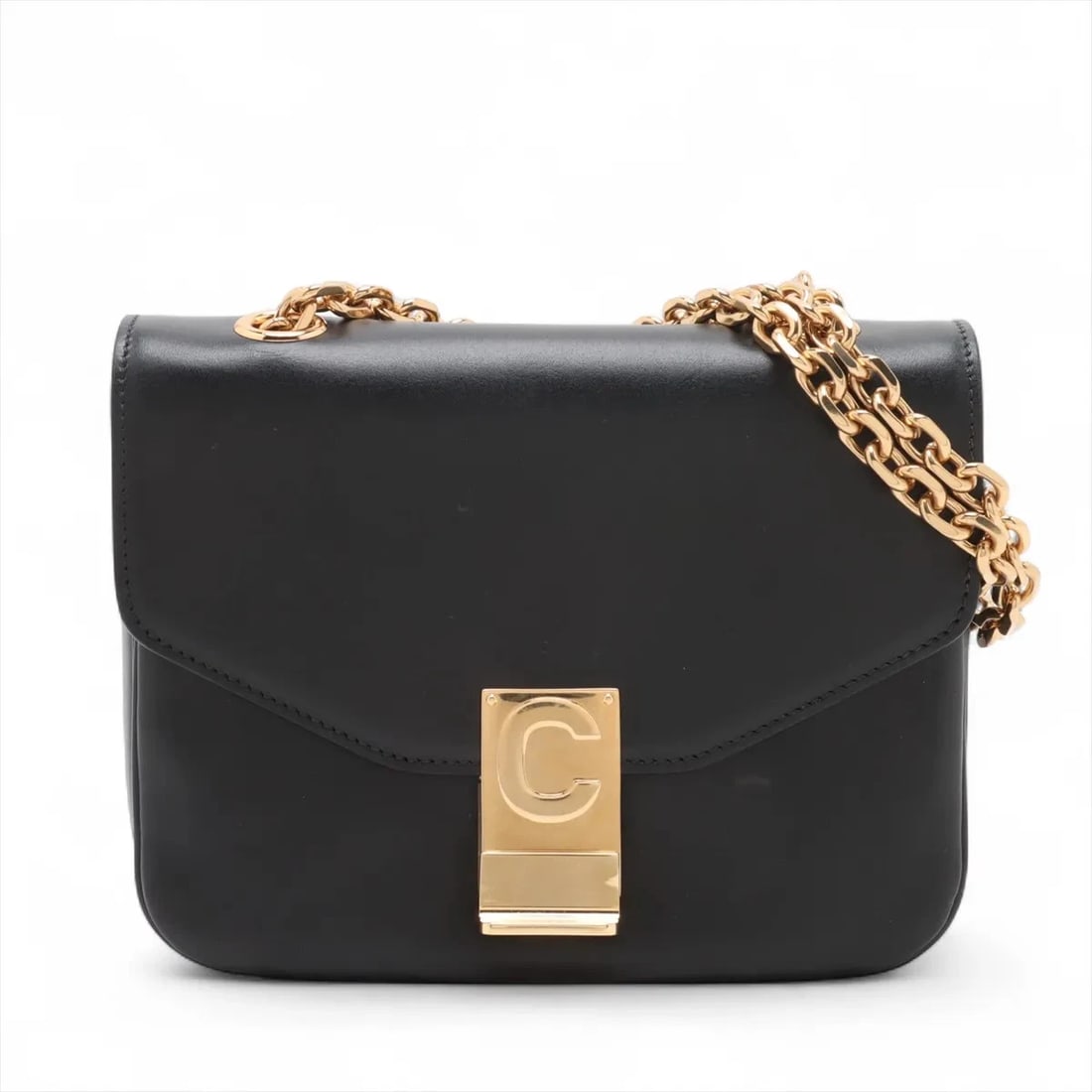 CELINE C SE SMALL LEATHER CHAIN SHOULDER BAG (1 of 7)
