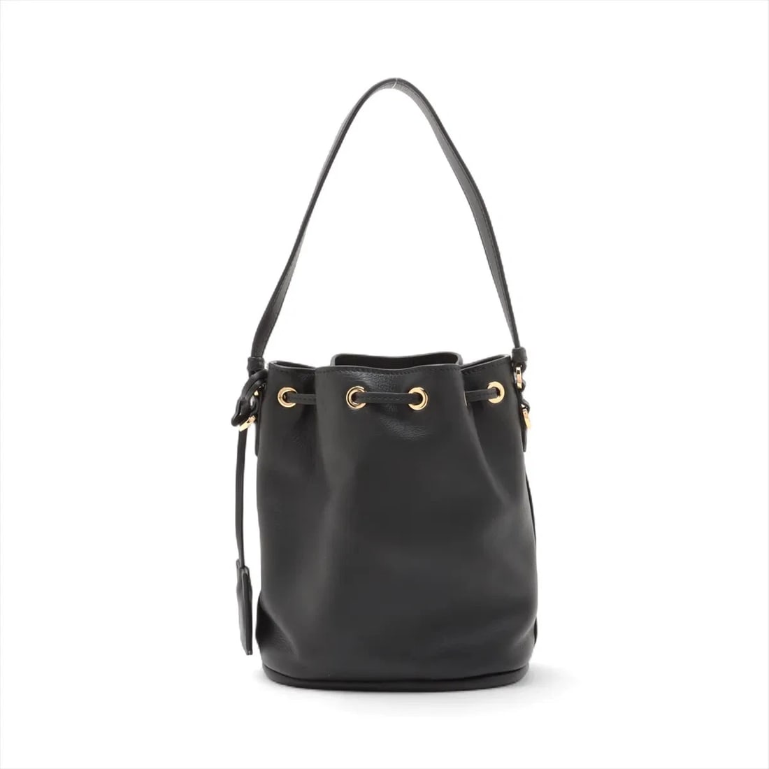 PRADA LEATHER SHOULDER BAG - 2
