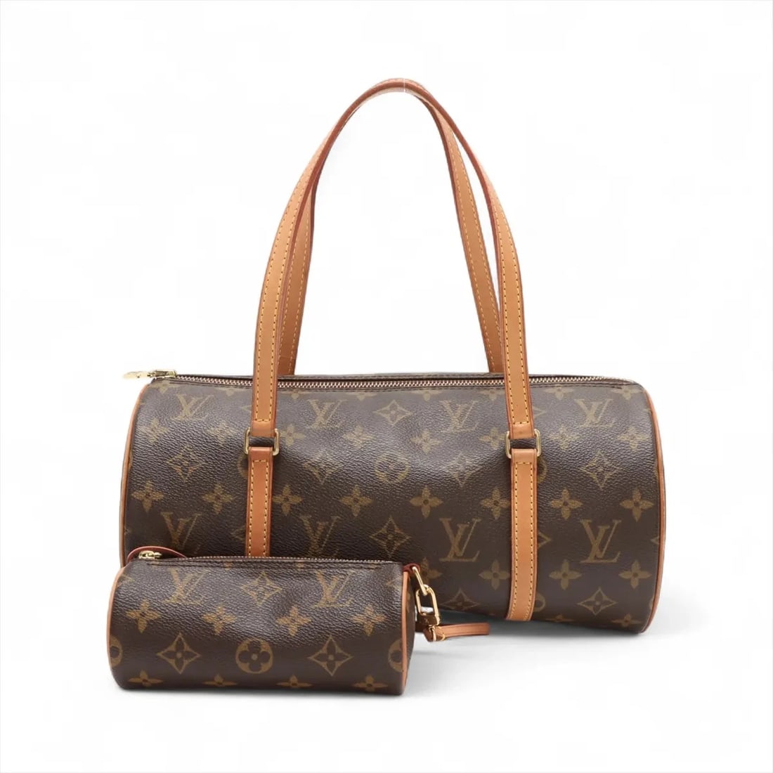 LOUIS VUITTON MONOGRAM PAPILLON 30 BROWN: Louis Vuitton Monogram Papillon 30 Brown Brand: Louis Vuitton Type: Hand bag Material: None Color: Brown Size: Height:5.7inch Length:11.4inch Depth:5.7inch Handle height:6.9inch Accessories: None