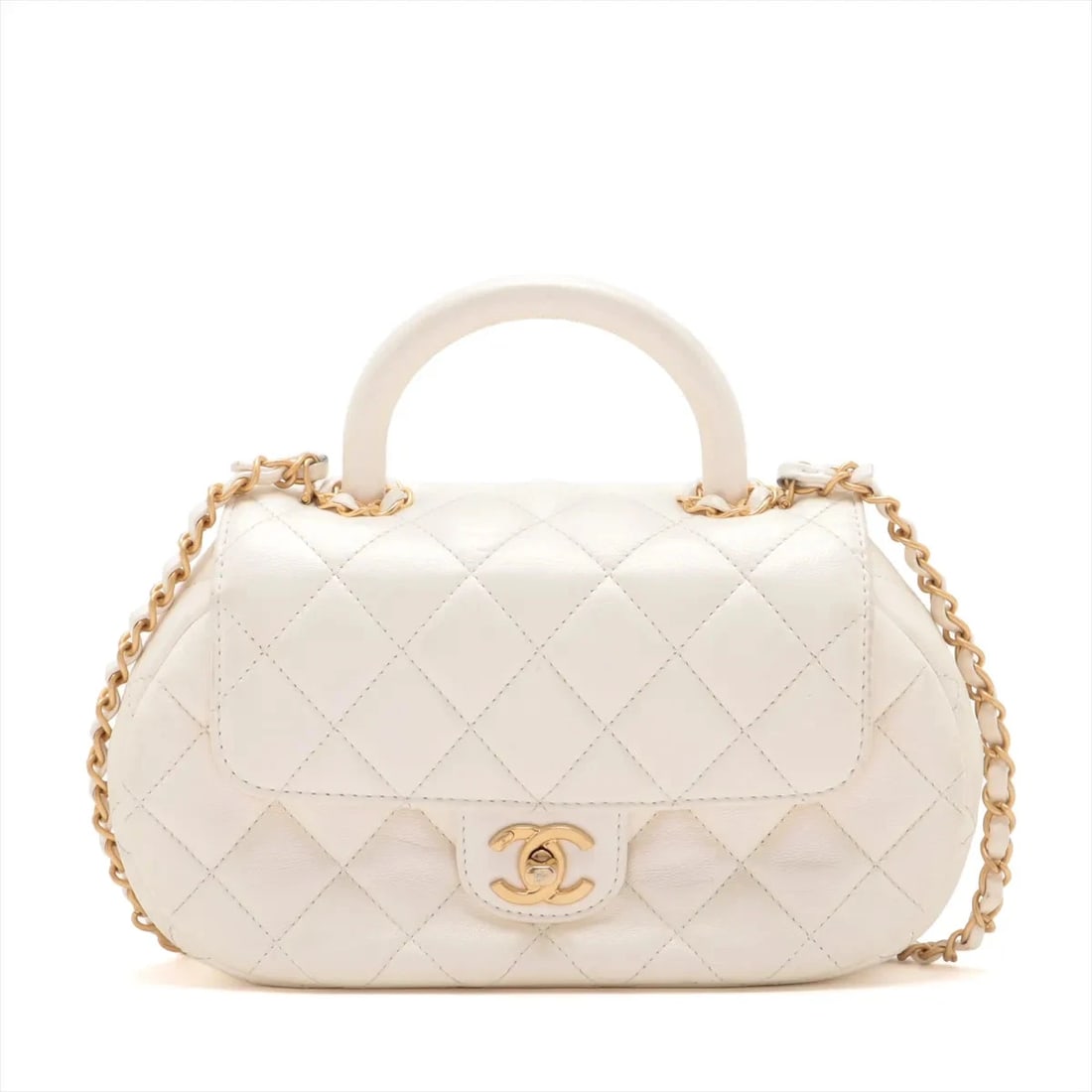 CHANEL MATELASSE LAMBSKIN 2 WAY SHOULDER BAG (1 of 8)