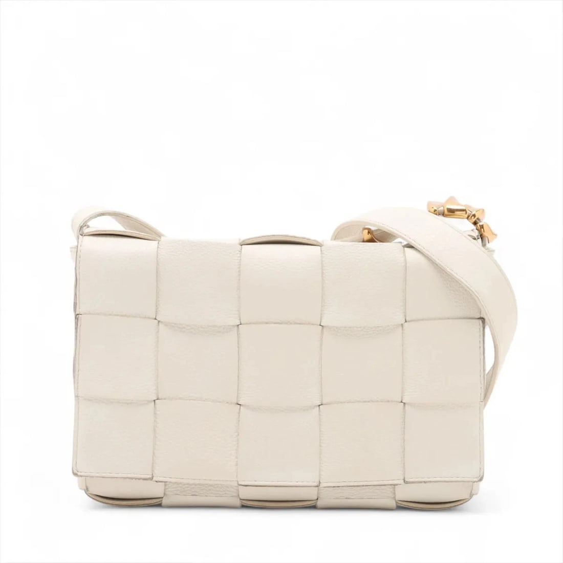 BOTTEGA VENETA MAXI INTRECCIATO CASSETTE LEATHER SHOULDER BAG (1 of 7)