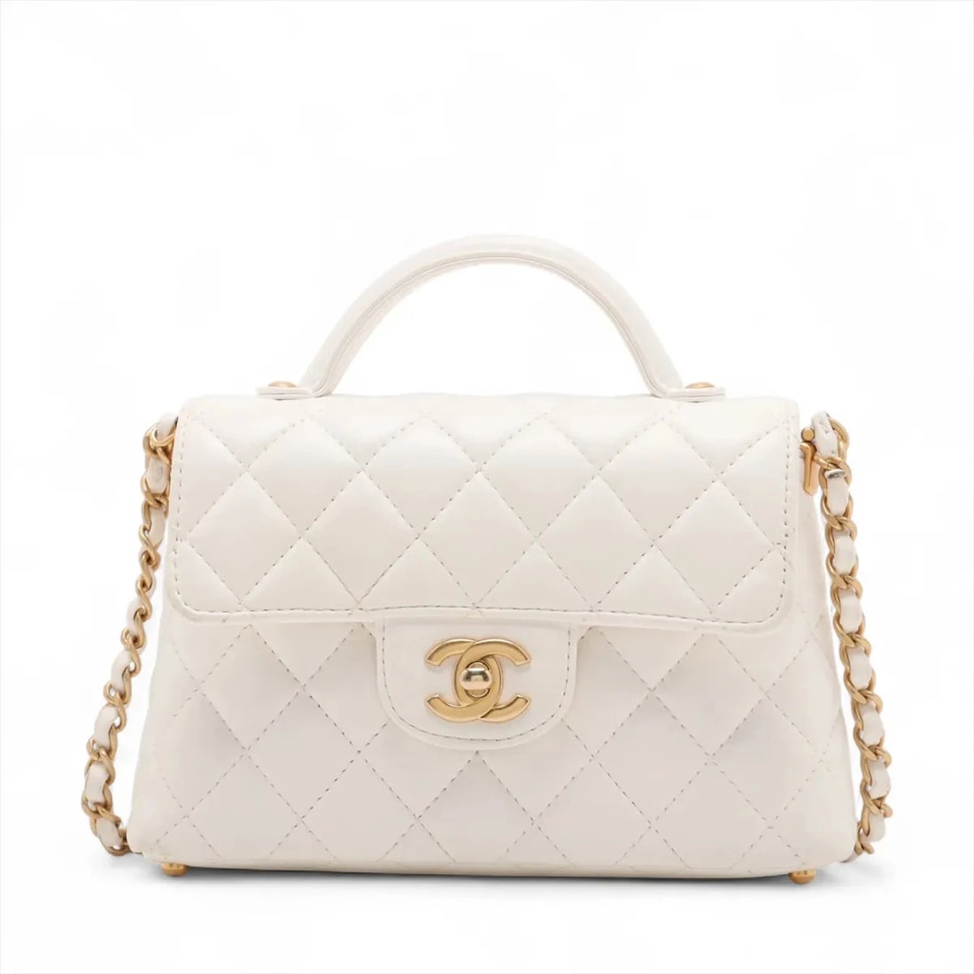 CHANEL MATELASSE LAMBSKIN 2 WAY SHOULDER BAG (1 of 8)