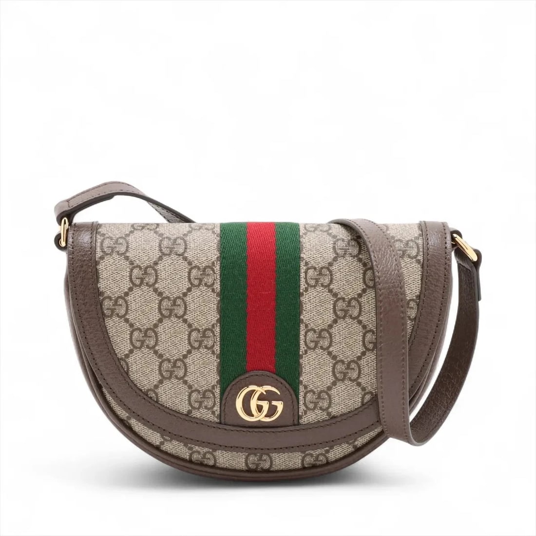 GUCCI GG SUPREME OPHIDIA PVCX LEATHER SHOULDER BAG (1 of 6)