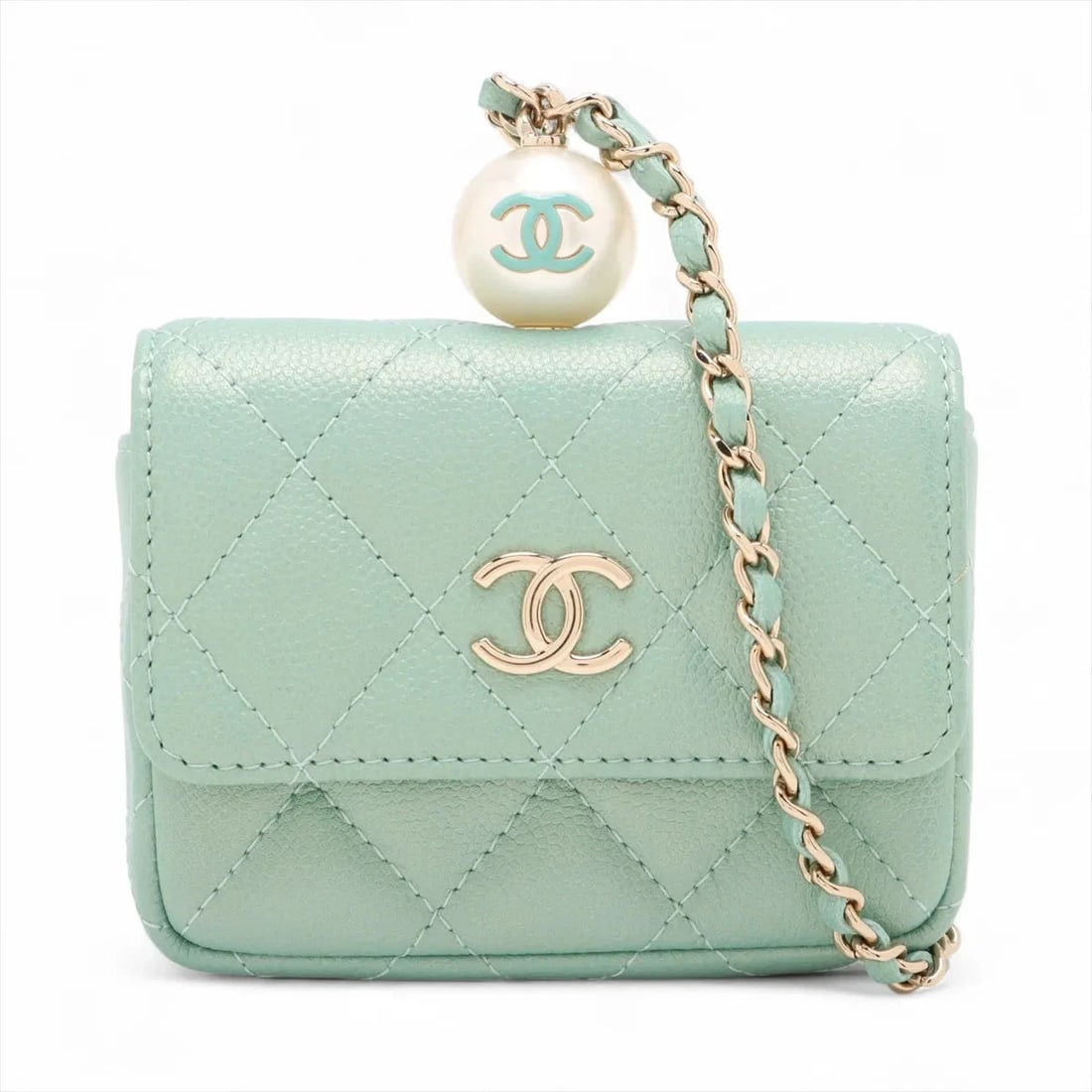CHANEL MATELASSE CAVIAR SKIN CHAIN SHOULDER BAG (1 of 6)