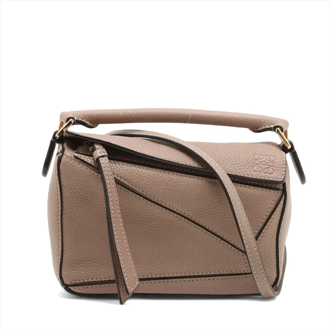 LOEWE MINI PUZZLE BAG LEATHER 2 WAY HANDBAG (1 of 9)