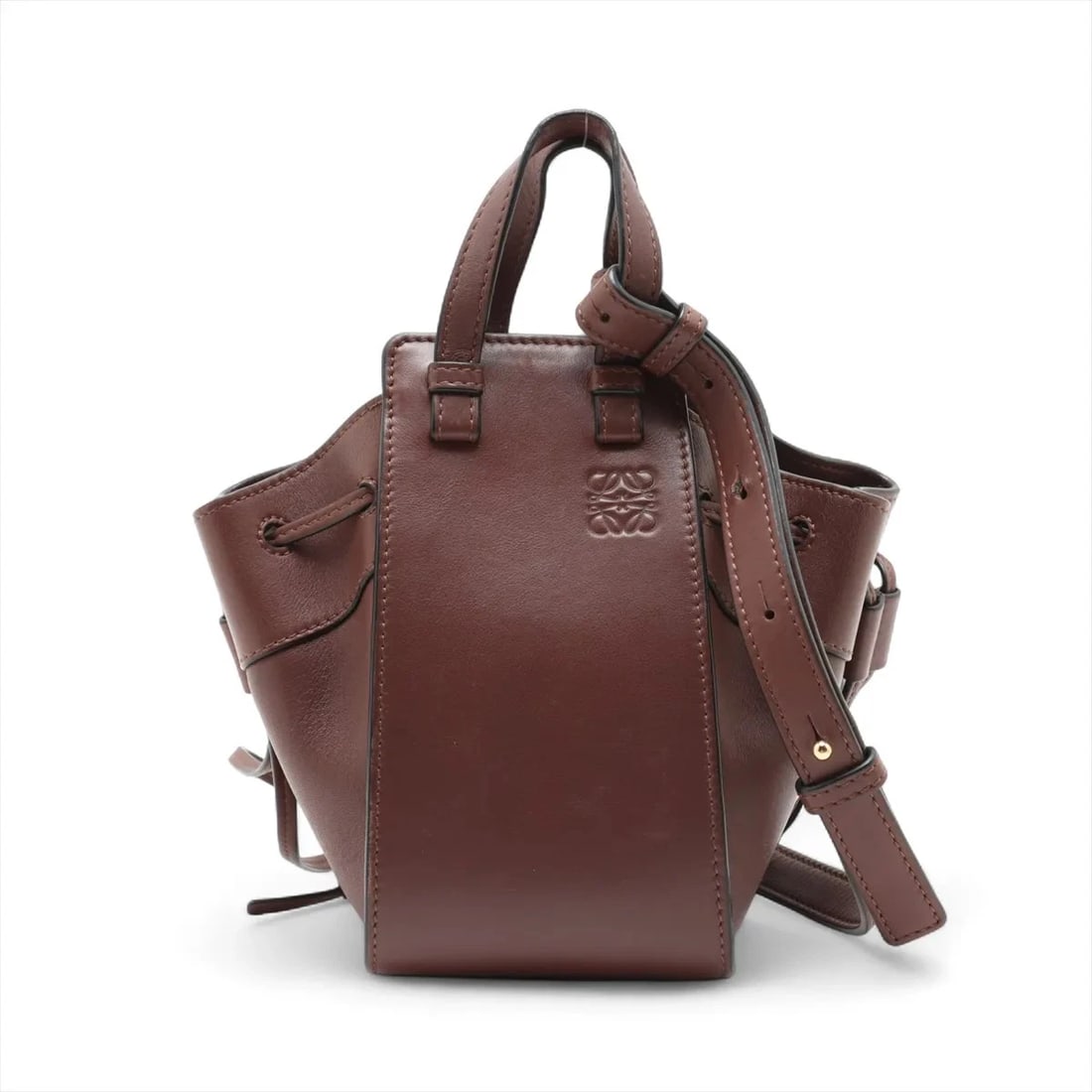 LOEWE HAMMOCK DRAWSTRING MINI LEATHER 2 WAY HANDBAG (1 of 8)