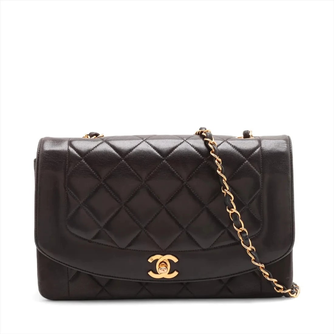 CHANEL MATELASSE LAMBSKIN SINGLE FLAP SINGLE CHAIN BAG (1 of 8)