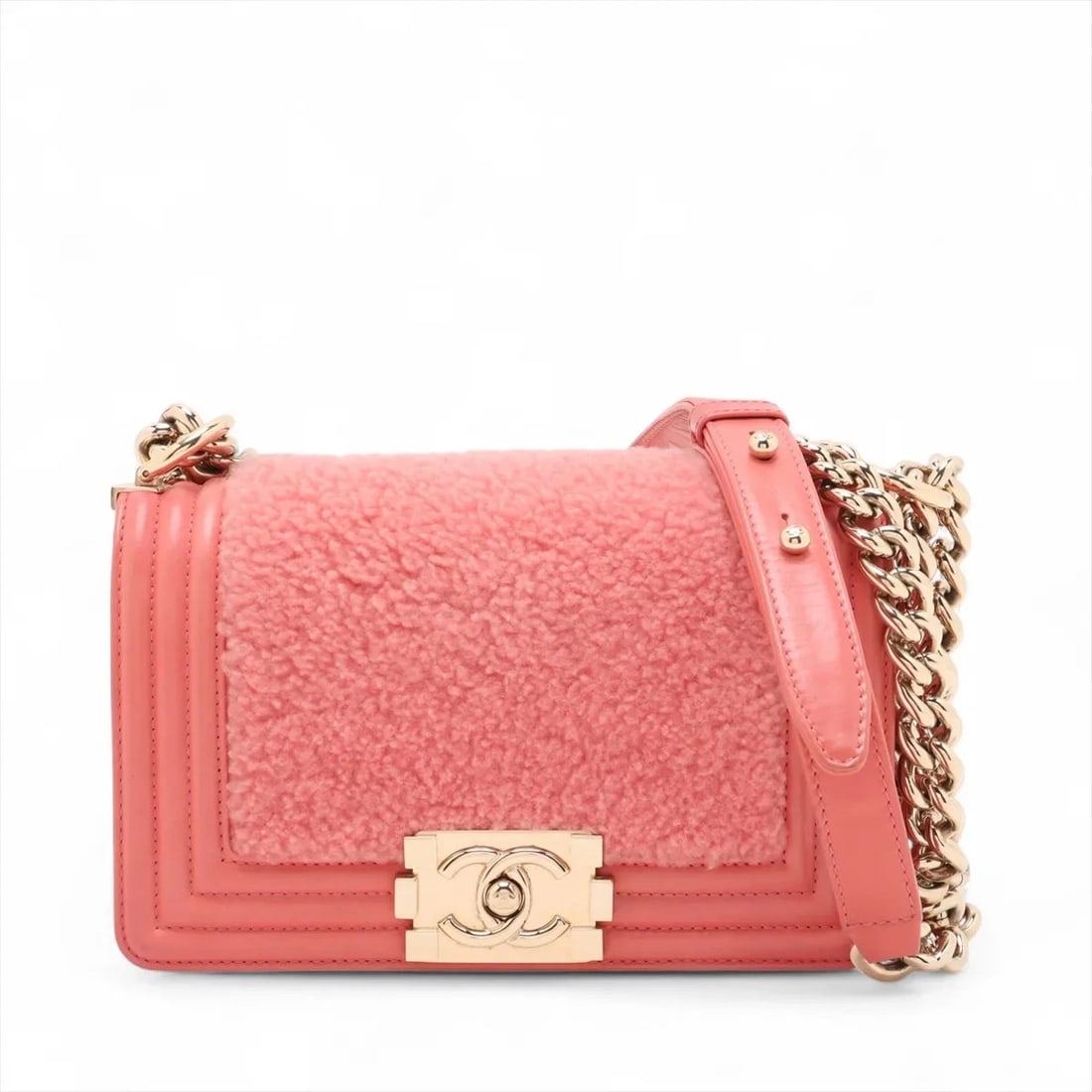 CHANEL 20 SMALL BOA X LAMBSKIN CHAIN SHOULDER BAG (1 of 7)