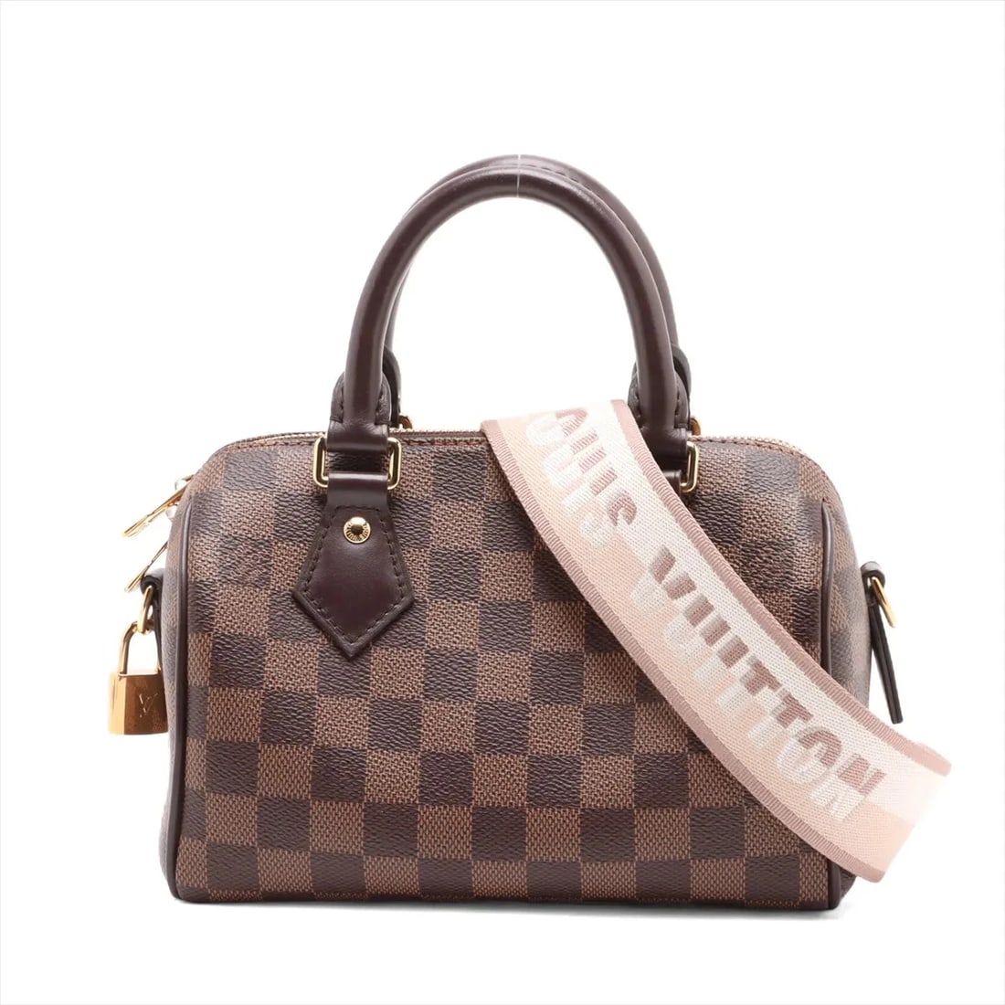 LOUIS VUITTON DAMIER SPEEDY BANDOULIÈRE 20: Louis Vuitton Damier Speedy Bandoulière 20 Brand: Louis Vuitton Type: Hand bag Material: None Color: Brown Size: Height:5.7inch Length:8.1inch Depth:4.3inch Handle height:3.0inch Shoulder height: