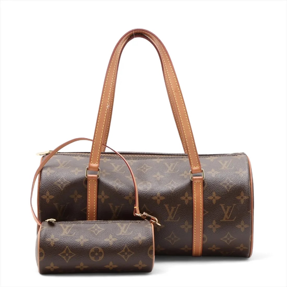 LOUIS VUITTON MONOGRAM PAPILLON 30 BROWN: Louis Vuitton Monogram Papillon 30 Brown Brand: Louis Vuitton Type: Hand bag Material: None Color: Brown Size: Height:5.7inch Length:11.4inch Depth:5.7inch Handle height:7.1inch Accessories: None