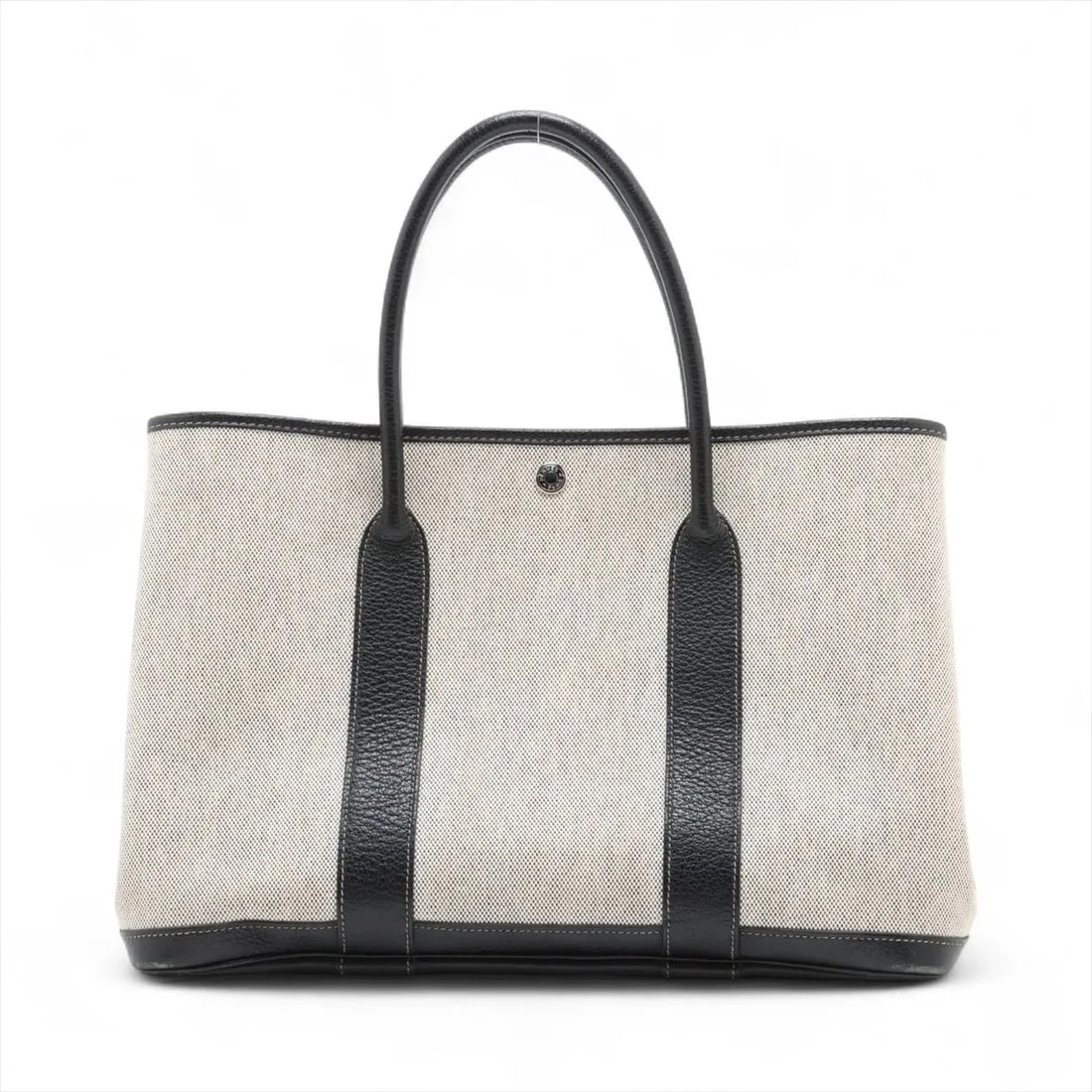 HERMÈS GARDEN PARTY 36 PM TWIRL ASH X BOUFFLE BROWN SILVER: Hermès garden party 36 PM Twirl Ash x Bouffle Brown Silver Brand: Hermès Type: Hand bag Material: Toile H Color: Brown Size: Height:9.6inch Length:14.2inch Depth:6.9inch Handle height:5.3inch A