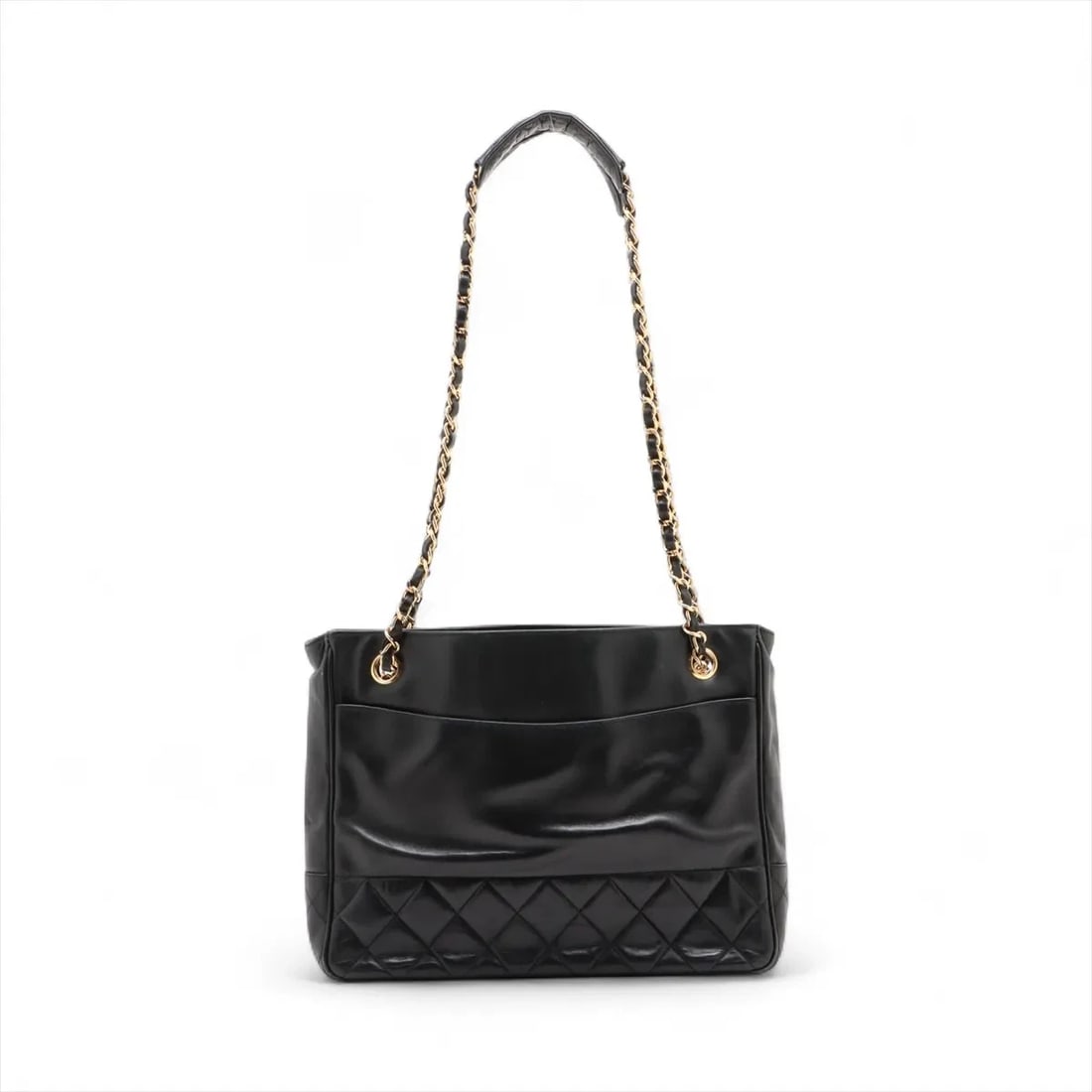 CHANEL MATELASSE LAMBSKIN CHAIN TOTE BAG (1 of 6)