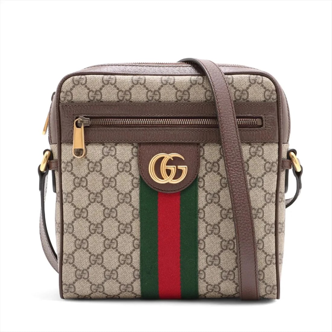 GUCCI GG SUPREME SHERRY LINE PVCX LEATHER SHOULDER BAG (1 of 5)