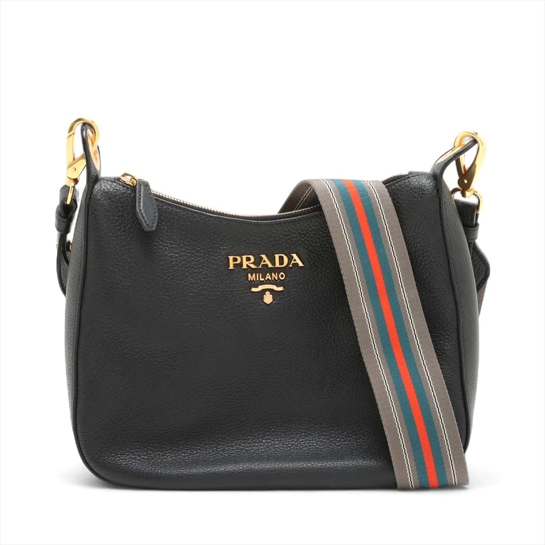 PRADA VITELLO PHENIX LEATHER SHOULDER BAG (1 of 7)
