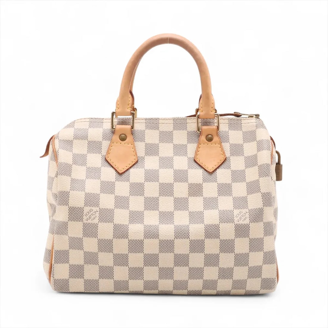 LOUIS VUITTON DAMIER AZURE SPEEDY 25 WHITE (1 of 9)