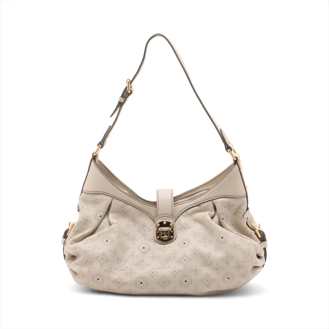 LOUIS VUITTON MAHINA XS BEIGE: Louis Vuitton Mahina XS Beige Brand: Louis Vuitton Type: Tote bag Material: None Color: Beige Size: Height:11.2inch Length:13.4inch Depth:5.5inch Handle height:13.4inch Accessories: None A