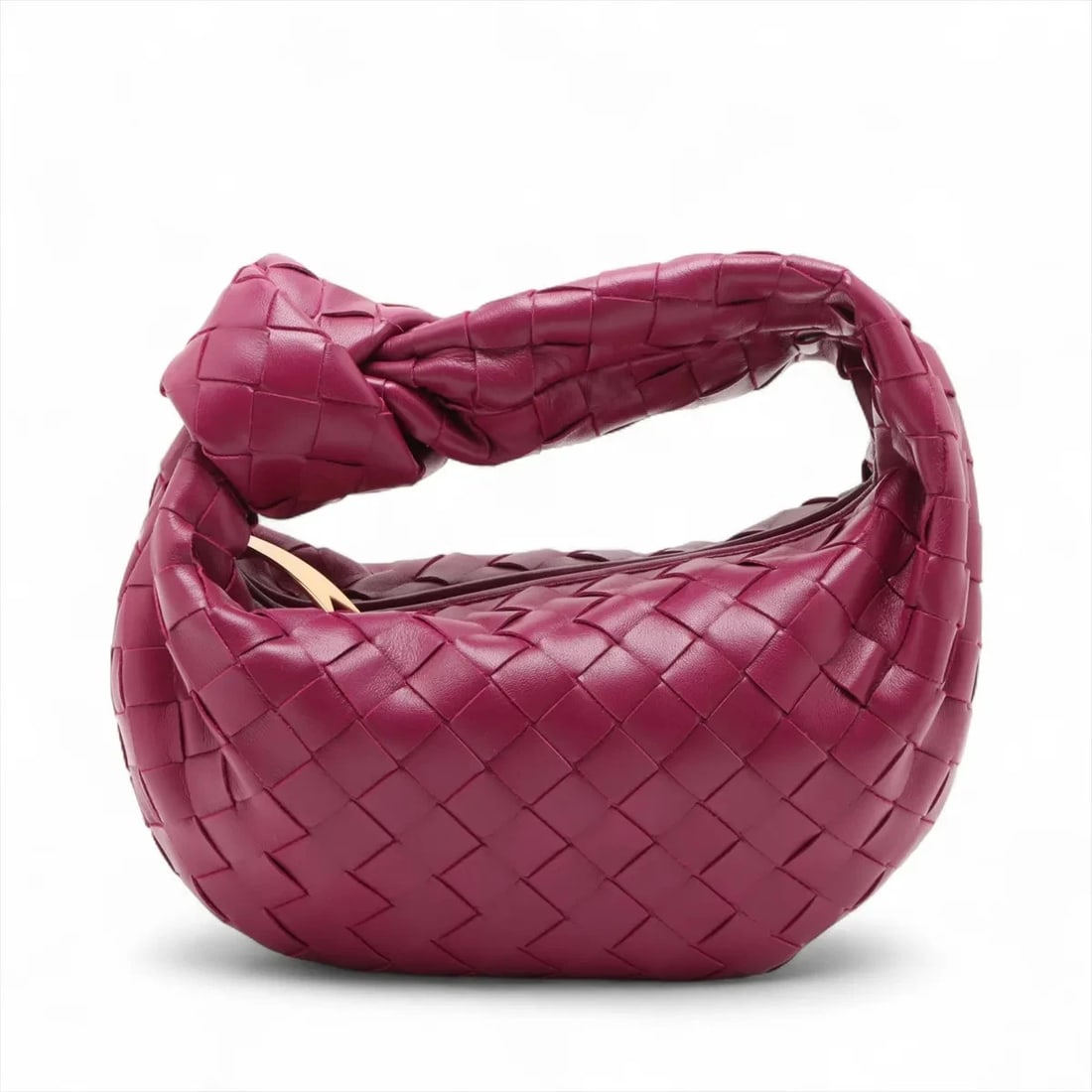 BOTTEGA VENETA INTRECCIATO MINI JODI LEATHER HAND BAG PINK: Bottega Veneta Intrecciato Mini Jodi Leather Hand bag Pink Brand: Bottega Veneta Type: Hand bag Material: Leather Color: Pink Size: Height:6.1inch Length:8.9inch Depth:2.8inch Handle