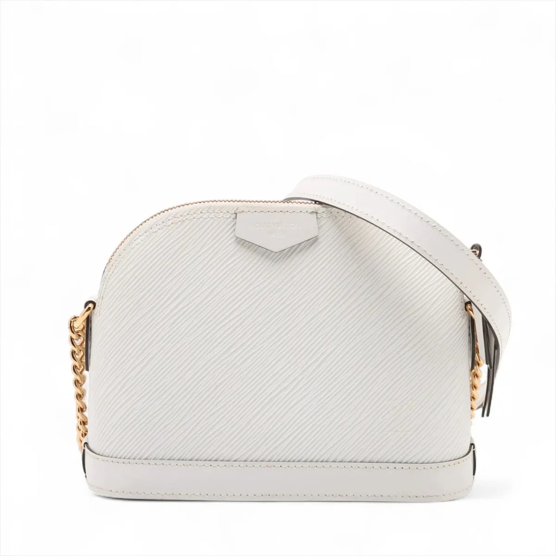 LOUIS VUITTON EPI ALMA MINI CHAIN WHITE (1 of 5)