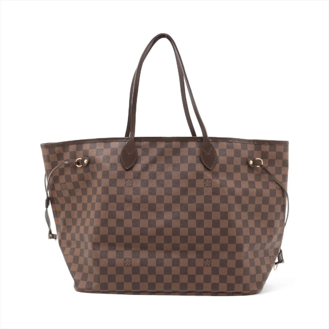LOUIS VUITTON DAMIER NEVERFULL GM BROWN: Louis Vuitton Damier Neverfull GM Brown Brand: Louis Vuitton Type: Tote bag Material: None Color: Brown Size: Height:12.8inch Length:15.6inch Depth:7.9inch Handle height:8.3inch Accessories: