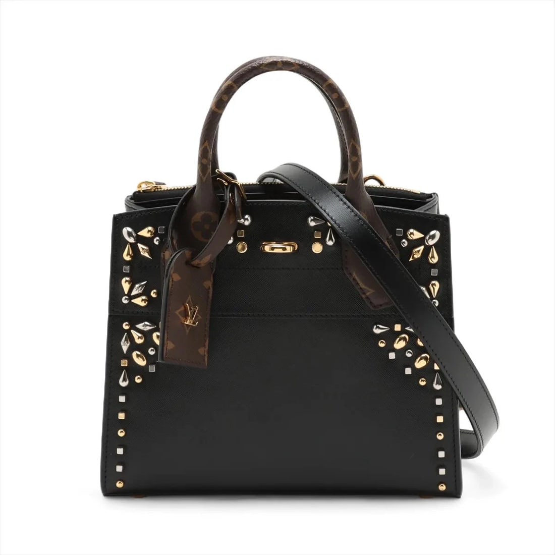 LOUIS VUITTON MONOGRAM CITY STEAMER MINI BLACK (1 of 7)
