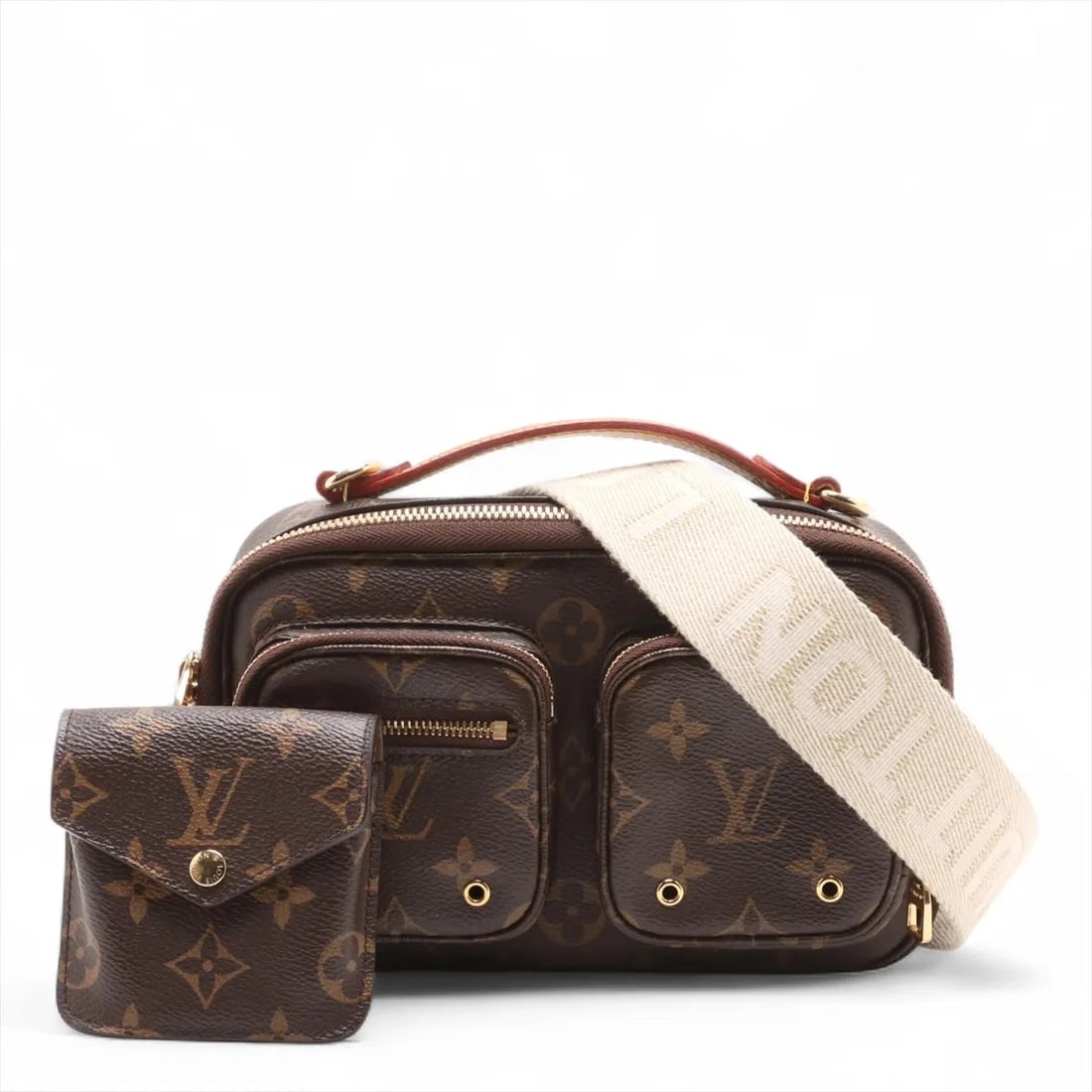LOUIS VUITTON MONOGRAM UTILITY CROSSBODY BROWN (1 of 7)