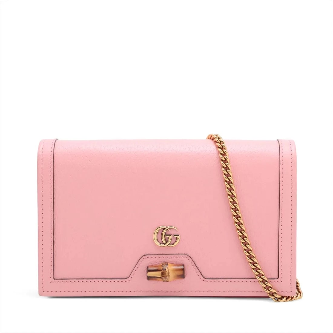 GUCCI BAMBOO DIANA LEATHER CHAIN SHOULDER BAG (1 of 8)